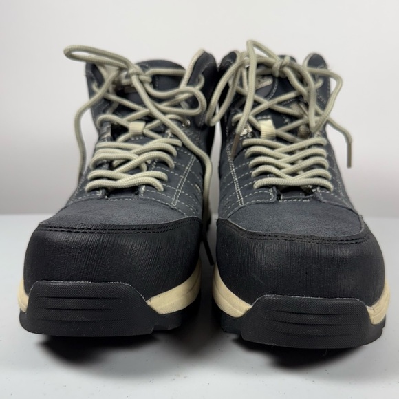 Moxie Trades Women's Jane Hi Composite Toe Hiker Work Boots in Navy Size 9 - Picture 7 of 13